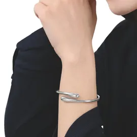 Tom Tailor Armreif Edelstahl Silber 2100544 Größe onesize