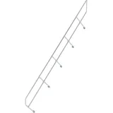 MUNK zweiter Handlauf Aluminium-Treppe 45° 16 Stufen