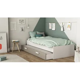 Demeyere Kinderbett Tidy 90 x 200 cm Dekor Weiß