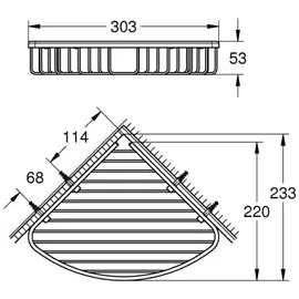 Grohe Start Cosmopolitan Ablagekorb 41172000 Chrom