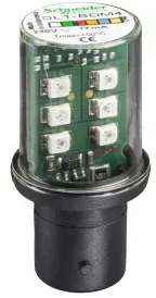 Schneider Electric DL1BDG1 LED-Lampe, weiß für Befehls- u. Meldegeräte, BA 15d, 120V