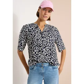 Cecil Druckbluse Blau XL