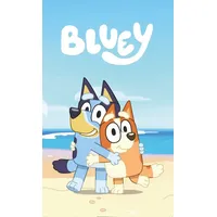 Jerry Fabrics Bluey Bingo Strandtuch für Kinder Schwimmen Kinder