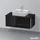 Duravit XSquare Waschtisch-Unterschrank XS491104040, 100x40x54,8cm, 2 Schubkästen, Schwarz Hochglanz