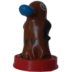 Scherzkondom «Schnabeltier» Handbemalt, Geschenk, Tier-Motiv (1 Stück) 1 St