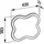 Laufen Florakids Spiegel, H4616010034691