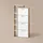 livinity® Ortello 80 x 166,1 x 24,2 cm mit 4 Fächern / weiß