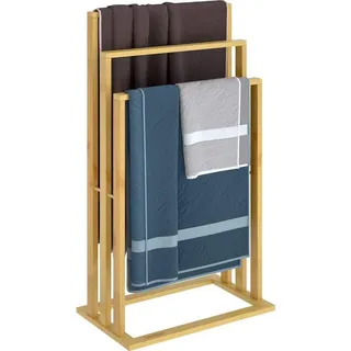 CASARIA CASARIA® Handtuchhalter Bambus Handtuchständer Freistehend