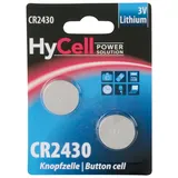 HyCell Knopfzelle CR 2430 300 mAh 2 St.