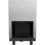 Kratki Kamineinsatz MBZ 13 kW Stahl Schwarz/Abdeckplatte Schwarz