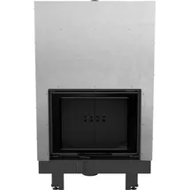 Kratki Kamineinsatz MBZ 13 kW Stahl Schwarz/Abdeckplatte Schwarz
