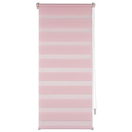 Hti-Living Marisol Doppelrollo uni 100 x 210 cm pink