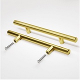 Prima-Online Möbelgriff Möbelgriff Küchengriff Schrankgriff mit Schrauben Gold 10-50cm 20 cm