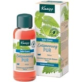 Kneipp Bade-Essenz Entspannung Pur - Badeöl mit natürlichem ätherischen Öl der Indischen Melisse & Extrakt der Zitronenmelisse für wohltuende Entspannung & Erholung - harmonisierend - 100ml