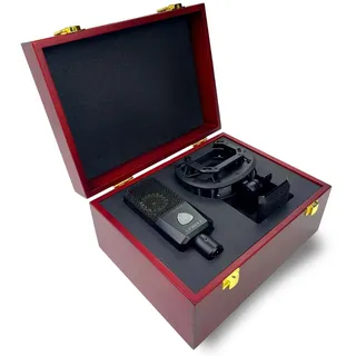 Mikrofonhülle aus Holz für Lewitt LCT 240 Pro/440 Pure | Mikrofonbox aus Holz | Schutzhülle für Lewitt | Verhindert Kratzer, Dellen, Staub und Feuchtigkeit für beschädigendes Mikrofon