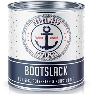 Hamburger Lack-Profi 2K Bootslack GLÄNZEND für GFK, Kunststoff & Polyester Farblos klar Yachtlack Yachtfarbe Bootsfarbe (2,5 L)