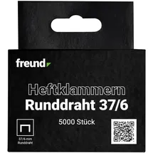 Freund Heftklammern Runddraht 37/6