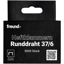 Freund Heftklammern Runddraht 37/6