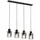 LINDBY Kourtney 4-flg. 60 W  schwarz Metall