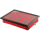 Andrews Living Kariertes Knietablett: Allover-Schottenkaro (Royal Stewart)