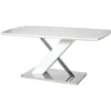 Esstisch Esszimmertisch 180x100 cm, Farbe: Weiß - Weiß