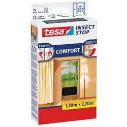 TESA  tesa® Insect Stop Fliegengitter Fliegengitter für Türen anthrazit 220 x 130 cm