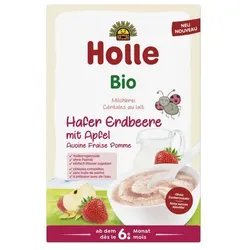 Holle Milchbrei Hafer Erdbeere bio