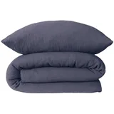 SCHIESSER Molly Uni Indigo 135 x 200 cm + 80 x 80 cm