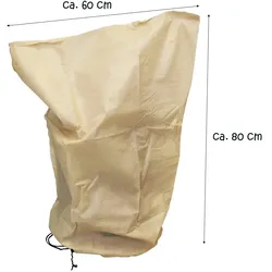 6er Set Winterschutzvlies beige Vlieshaube Baumschutz Kälteschutz Pflanzenschutz dekorativ
