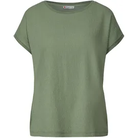 STREET ONE Strukturmix-Shirt Grün 34