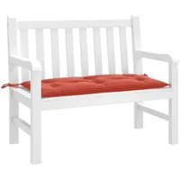 VidaXL Gartenbank-Auflage Melange Rot 100x50x7 cm Stoff