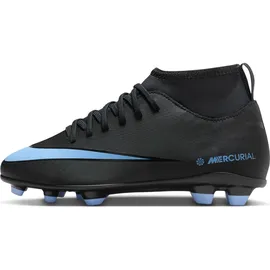 Nike Mercurial Superfly 10 Club MG Fußballschuhe Kinder black/ice blue 38