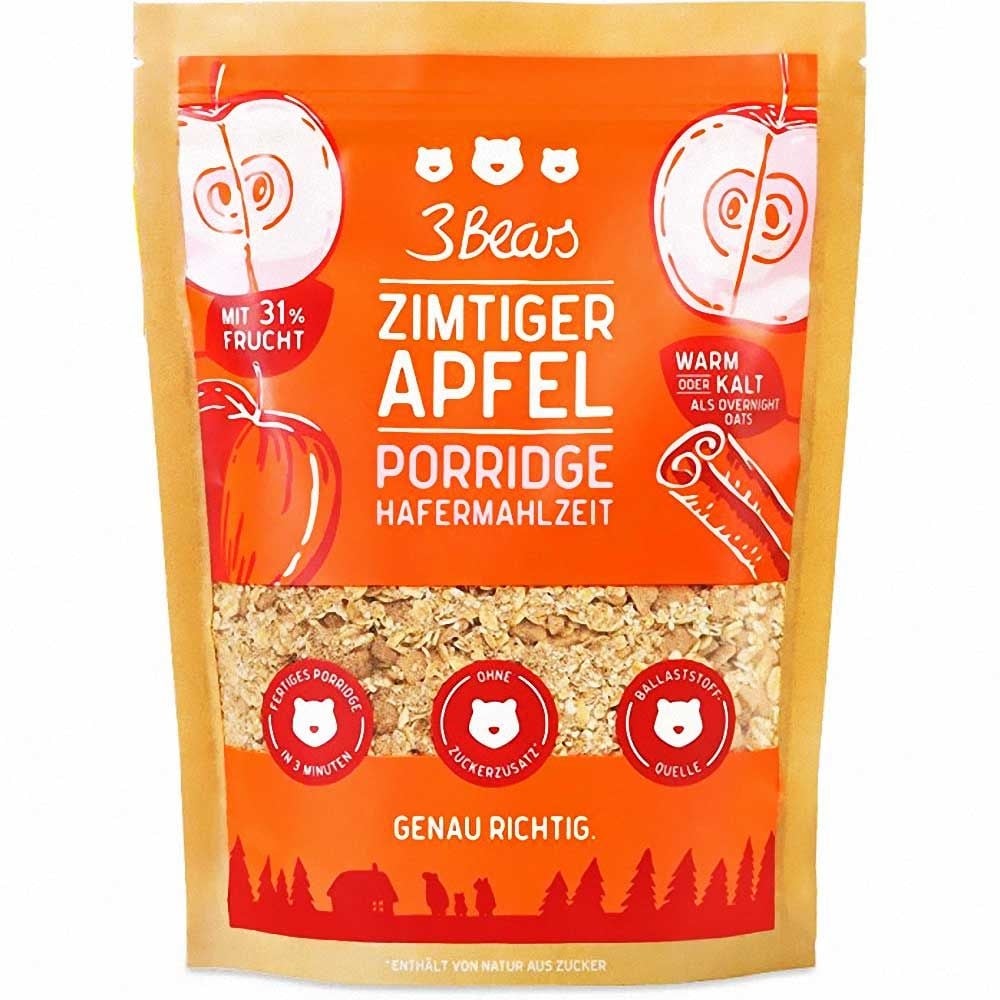 3Bears Porridge Zimtiger Apfel 400 g