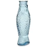 Serax Karaffe Fish & Fish Serax Glas hellblau, Designer Paola Navone, 10.5x29x7.5 cm