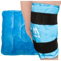 Wiederverwendbare Med-Fit Knie-Kompressionsbandage mit Eisbeutel, Eis-Kniebandage für Schmerzen, Schwellungen, Verletzungslinderung, Kältetherapie-Gelbandage für ACL/Meniskusriss, Arthritis und, Blau