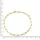 Celesta Armband 925 Silber gelb vergoldet 21 cm