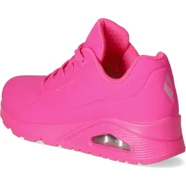 SKECHERS Uno Night Shades hot pink durabuck 38