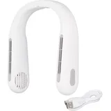 Mini-nackenventilator, 3 Windstufen, Schnelle Kühlung, Usb-anschluss, Für Sport, Reisen Und Outdoor-aktivitäten, Weiß