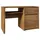 JV Möbel Schreibtisch Holz-Bürotisch Braun