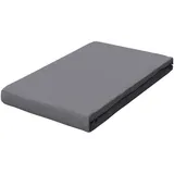 schlafgut Spannbettlaken Jersey-Baumwolle-Elasthan 140-160 x 200-220 cm grau