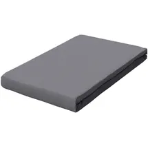 schlafgut Spannbettlaken Jersey-Baumwolle-Elasthan 140-160 x 200-220 cm grau