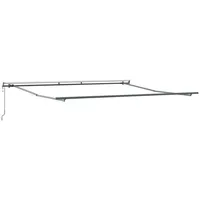 VidaXL Markise Manuell Anthrazit 4 × 3,5 m Metall