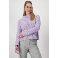 Monari Stehkragenpullover lila|rosa 38