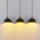 LINDBY Pendelleuchte Flurin Modern, in Schwarz aus Metall, (3 flammig, E27) / Deckenlampe Esstischlampe Hängelampe Hängeleuchte Wohnzimmerleuchte