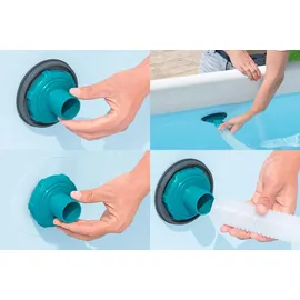 BESTWAY Einhängeskimmer weiß-türkis