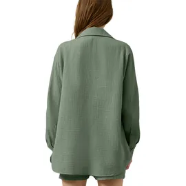 QS Hemdbluse aus Musselin grün S