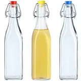 Kadax Universale Flasche mit Bügelverschluss 500 ml 3 St.
