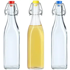 Kadax Universale Flasche mit Bügelverschluss 500 ml 3 St.
