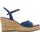 TAMARIS Keilsandaletten Damen Blau 39