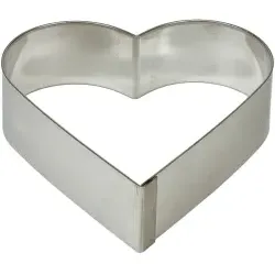 SCHNEIDER Tortenring, Herz 155074 , Durchmesser: 240 mm, Höhe: 50 mm